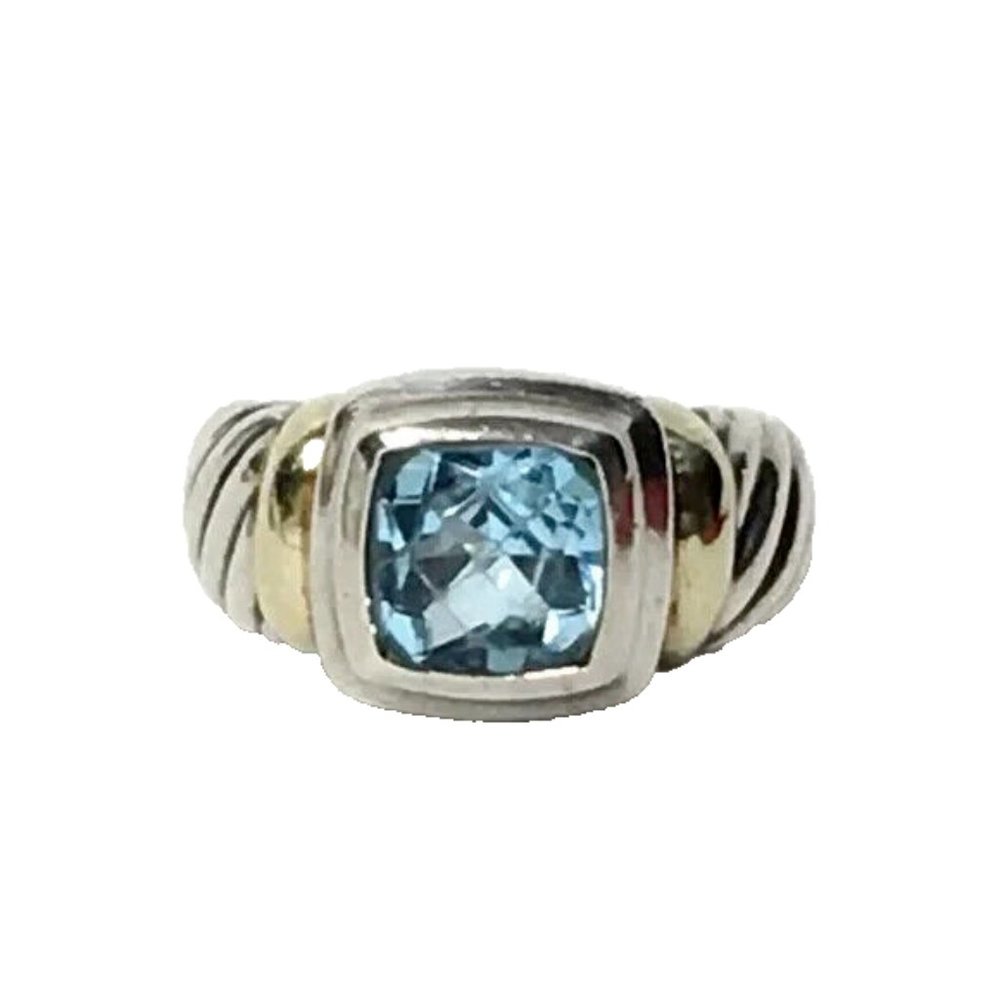 David Yurman Blue Topaz Ring